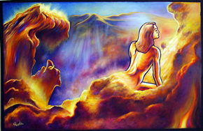 original oil painting by south african artist