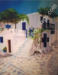Stephanie Maloof Tsalagas united states artist oil paintings