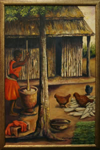 Nyambega Ochieng New Zealand artist paintings