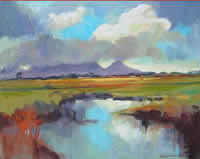 lesley charnock oil and acrylic painting south african artist