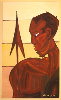 south african artist kim coetzee oil paintings