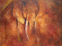 south african artist Tarryn Coop oil paintings