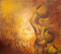 south african artist Tarryn Coop oil paintings