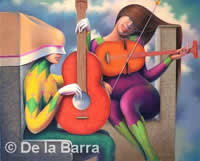 jose de la barra peruvian artist oil paintings