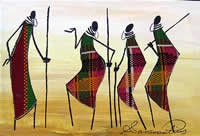 Sarah Martins kenyan artist oil paintings