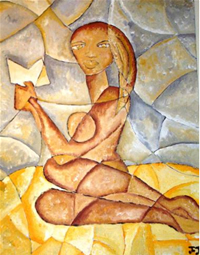Joanna Mbeke united states artist paintings