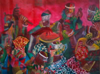 nico phooko paintings south african artist