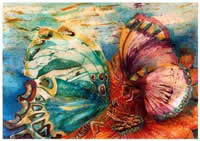 annie pigott silk paintings south african artist
