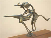 south african artist maureen quin bronze sculpture