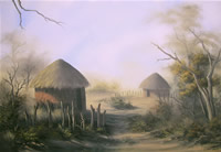 Dane Willers botswana artist oil paintings