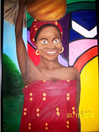 south african artist Lelane du Plooy paintings