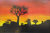 south african artist Werner Laiacker paintings