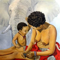 south african artist Sue Maas paintings
