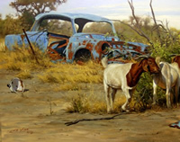 south african artist Lute Vink paintings